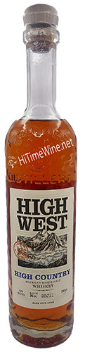 Picture of HIGH WEST HIGH COUNTRY AMERICAN 44% 750ML AMERICAN SINGLE MALT WHISKEY