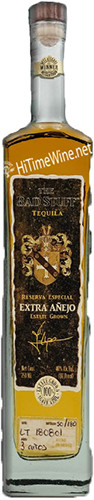 picture of THE BAD STUFF 3 YEAR EXTRA ANEJO; 40% OLD BOTTLE RESERVA ESPECIAL TEQUILA ESTATE GROWN; LOTE LT 180801