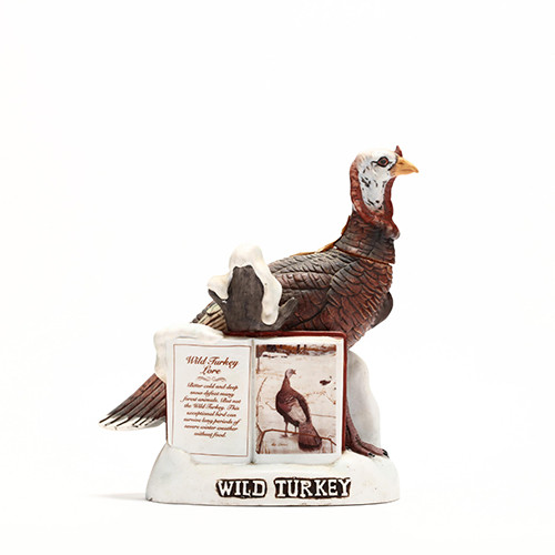 WILD TURKEY 1980 LIMITED EDITION CERAMIC BTL 750ML WINTER FOREST