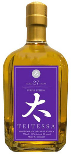 TEITESSA PURPLE EDITION 40% 27YR 750ML JAPANESE SINGLE GRAIN WHISKEY