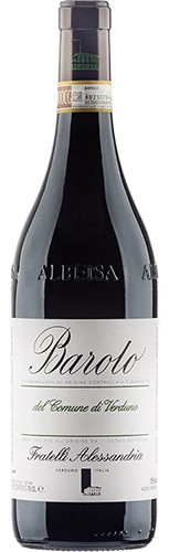 Picture of FRATELLI ALESSANDRIA 2019 COMUNE DI VERDUNO BAROLO 750ml