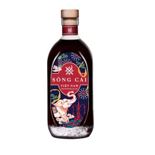 Picture of SONG CAI SPICED ROSELLE GIN 32.5% 700ML VIET NAM  ; BATCH: 03; VINTAGE: 2021