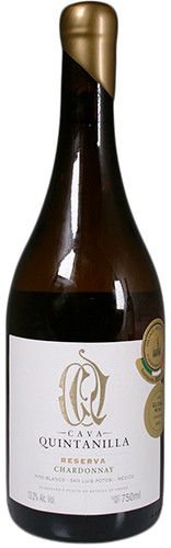 Picture of CAVA QUINTANILLA 2020 CHARDONNAY RESERVA SAN LUIS POTOSI MEXICO 750mL