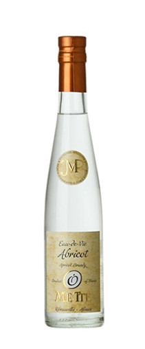 METTE APRICOT EAU DE VIE BRANDY 45% 375ML Ribeauvillé, Haut-Rhin, in the Alsace region of France