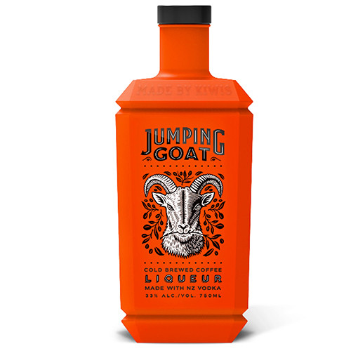 JUMPING GOAT COLD BREW COFFEE LIQUEUR 33% 750ML ORANGE; MADE WITH