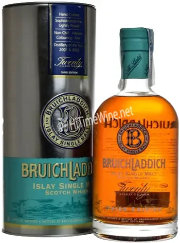 Picture of BRUICHLADDICH 20YR 46% 3RD EDITION 700ML ISLAY SINGLE MALT SCOTCH WHISKY