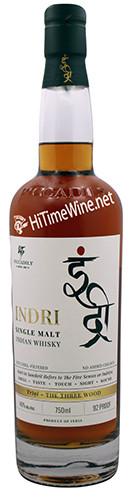 INDRI TRINI (THE THREE WOOD) INDIAN WHISKY; 46%, PICCADILY DISTILLERIES; INDIA SINGLE MALT