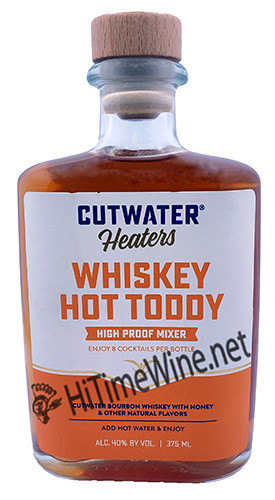 PICTURE OF CUTWATER SPIRITS HEATERS HOT TODDY COCKTAIL 375 MILLILITER BOTTLE