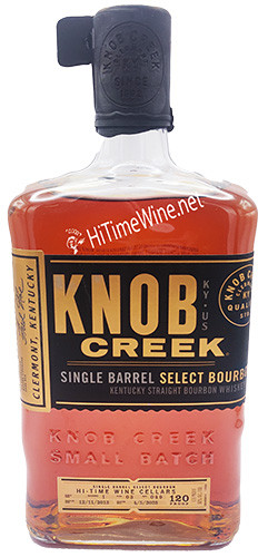 Picture of KNOB CREEK BOURBON HI-TIME BARREL 10YR 60% SINGLE BARREL SELECT BOURBON D-13 B-23