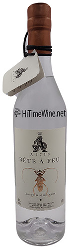 picture of A1710 BETE A FEU 50.9% 700ML MARTINIQUE RHUM; DISTILLED FROM SUGAR CANE; BOTTLED BY SARL REX