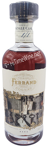 Picture of FERRAND D-2004 17YR 108PF SINGLE CASK COGNAC 750ml 100% GRANDE CHAMPAGNE FRENCH OAK