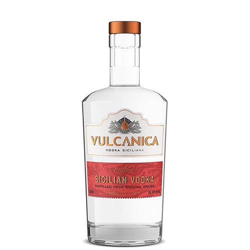VULCANICA VODKA SICILIANA 40% 700ML DISTILLED FROM SICILIAN GRAINS; PRODUCT OF ITALY
