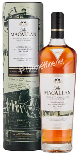 Picture of MACALLAN JAMES BOND #2 700ML 60TH ANNIVERSARY SINGLE MALT SCOTCH WHISKY