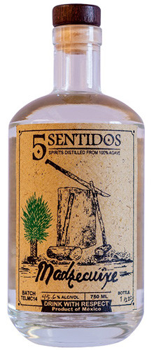 Picture of 5 SENTIDOS MADRECUIXE 46.5% 750ML SPIRITS DISTILLED FROM AGAVE; ELEUTERIO “TÍO TELLO” PEREZ RAMOS