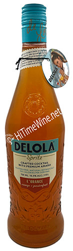 DELOLA COCKTAILS L'ORANGE SPRITZ 10.5% 750ML SIMPLY SERVE OVER ICE