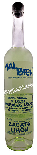 PICTURE OF MAL BIEN MEZCAL ZACATE LIMON 40% 750ML LUCIO MORALES LOPEZ