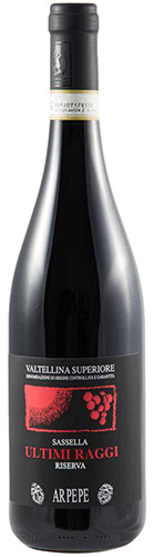 Picture of ARPEPE 2009 "ULTIMI RAGGI" SASSELLA VALTELLINA SUPERIORE RISERVA 750ml