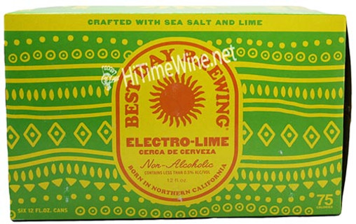 Picture of BEST DAY ELECTRO LIME NON-ALCOHOL 6 PACK 12oz CANS