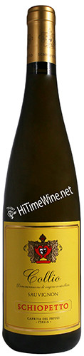 Picture of SCHIOPETTO SAUVIGNON; COLLIO