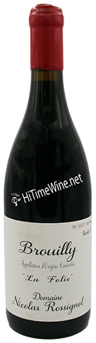 Picture of ROSSIGNOL 2022 BROUILLY LA FOLIE CRU BEAUJOLAIS 750ml