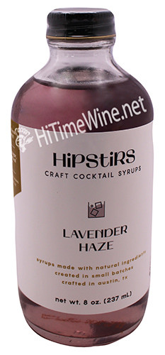PICTURE OF HIPSTIRS SYRUP LAVENDER HAZE 8 OUNCES; DISTRIBUTED BY: LIQUID ALCHEMIST