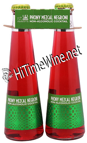 ST AGRESTIS PHONY MEZCAL NEGRONI 2PK 200ML NON-ALCOHOLIC COCKTAIL