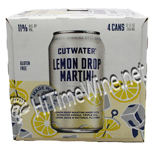 PICTURE OF CUTWATER LEMON DROP MARTINI 12 OUNCE 4 PACK 11% CAN