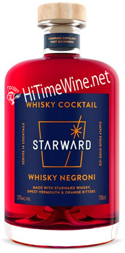 STARWARD WHISKY NEGRONI COCKTAIL 38% 700ML PORT MELBOURNE; MADE