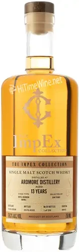 Picture of IMPEX COLLECTION ARDMORE 13YR 59.3% 750ML REFILL BOURBON BARREL; SINGLE MALT SCOTCH WHISKY