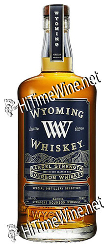 PICTURE OF WYOMING WHISKEY BARREL STRENGTH BOURBON WHISKEY; 63.7%; 750 MILLILITER BOTTLE; STRAIGHT BOURBON WHISKEY