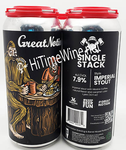 PICTURE OF  GREAT NOTION SINGLE STACK 16OZ 4 PACK CANS CALL FOR STOCK CHECK, PORTLAND OR