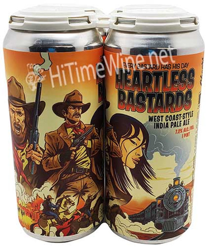 Picture of PAPERBACK HEARTLESS BASTARDS WEST COAST STYLE IPA 16OZ 4 PACK CANS