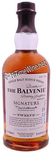 PICTURE OF BALVENIE 12YR SIGNATURE BATCH 1 40% 2008 700ML SINGLE MALT SCOTCH WHISKY