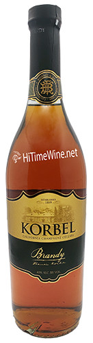 picture of KORBEL BRANDY 40% 750 MILLILITER BOTTLE