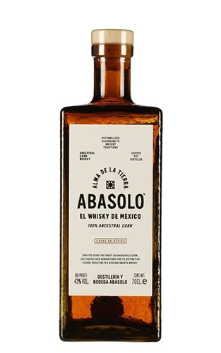 ABASOLO CORN WHISKEY ALMA TIERRA 750ML EL WHISKY DE MEXICO