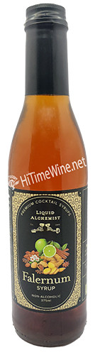 PICTURE OF LIQUID ALCHEMIST FALERNUM SYRUP 375 MILLILITER BOTTLE; NON-ALCOHLIC