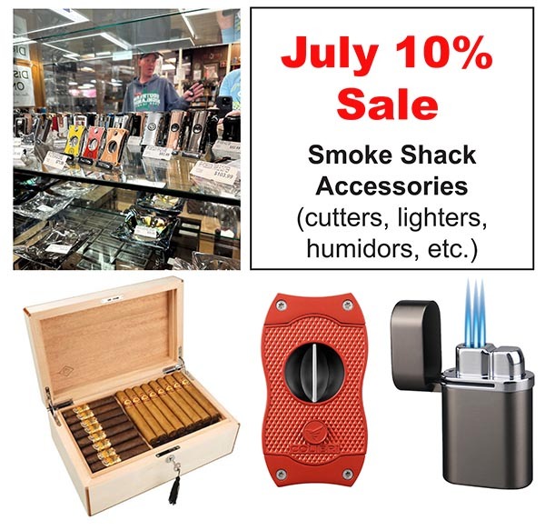 July Smoke Shack 10% Off Sale