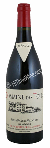 DOMAINE DES TOURS 2020 VAUCLUSE VIN DE PAYS CHATEAU DES TOURS