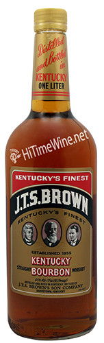 J.T.S. BROWN BOURBON WHISKEY 80PF 1LT HEAVEN HILL DISTILLERY