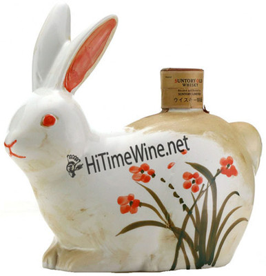 SUNTORY YEAR OF RABBIT DECANTER 1987 (OLD) OLD WHIKSY ZODIAC