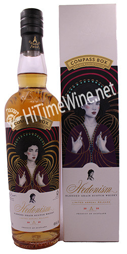COMPASS BOX 2025 HEDONISM 700ML BLENDED GRAIN SCOTCH WHISKY