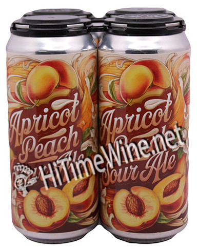 BARREL & STAVE BREWING COMPANY, APRICOT PEACH SOUR 5% ABV, 4 PACK