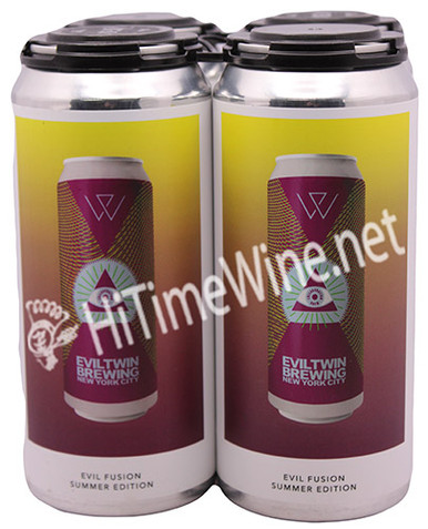 EVIL TWIN BREWING NYC, EVIL FUSION SOUR ALE ALE W/RASPBERRY, LEMON