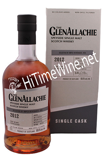 ウイスキー The GlenAllachie Wine Series 2012-2022 THE GLENALLACHIE 2012 RED WINE CASK 60.6% 700ML B-2025; 12YR