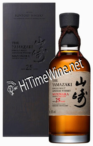 SUNTORY YAMAZAKI 25YR MIZUNARA 2025 48% 700ML SINGLE MALT JAPANESE
