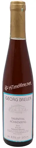 BREUER 2001 RIESLING AUSLESE RAUENTHALER NONNENBERG GOLD KAPSULE 375ML