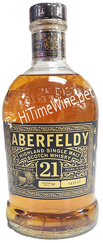 ABERFELDY 21YR 750ML HIGHLAND SINGLE MALT SCOTCH WHISKY