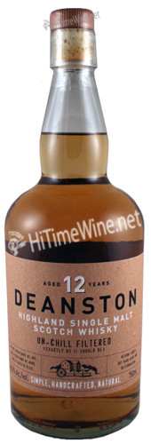DEANSTON 12YR 750ML HIGHLAND SINGLE MALT SCOTCH WHISKY