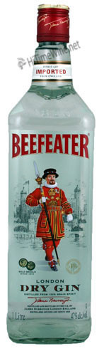 BEEFEATER LONDON DRY GIN 40% 750ML