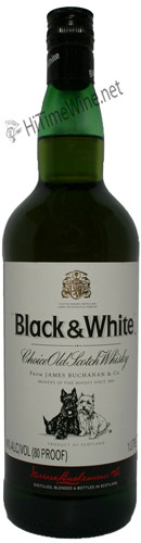 BLACK & WHITE BLENDED SCOTCH WHISKY 1 LITER